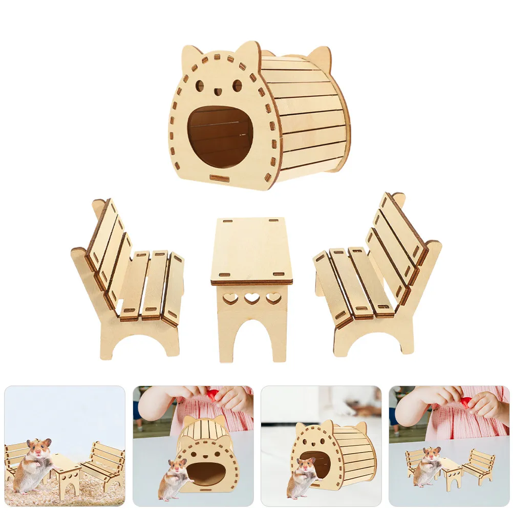 conjunto-de-1-ninho-de-madeira-natural-para-hamster-kit-diy-para-pequenos-animais-inclui-escada-mesa-e-cadeira-para-descanso-confortavel-e-exploracao