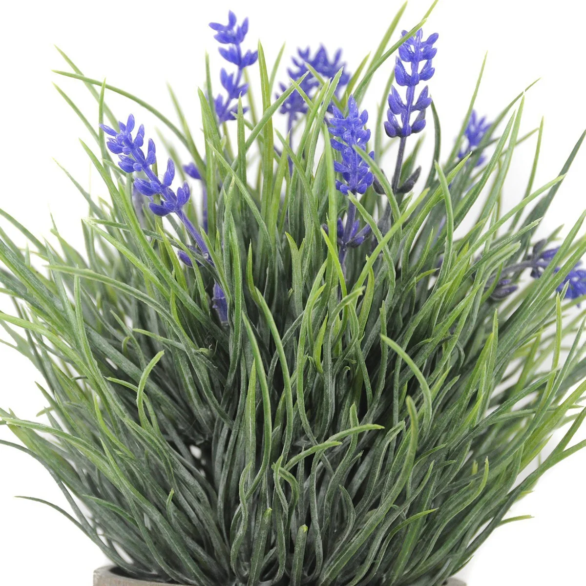 

Artificial Lavender Plant In Pot Blue Realistic Potted Plants For Home Office Decor, Window Sill Indoor, Artificial