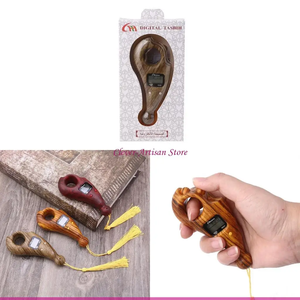 E06B Buddhist Demating Disposing Perles Perles Counting Tool avec rétroéclairage écran LED