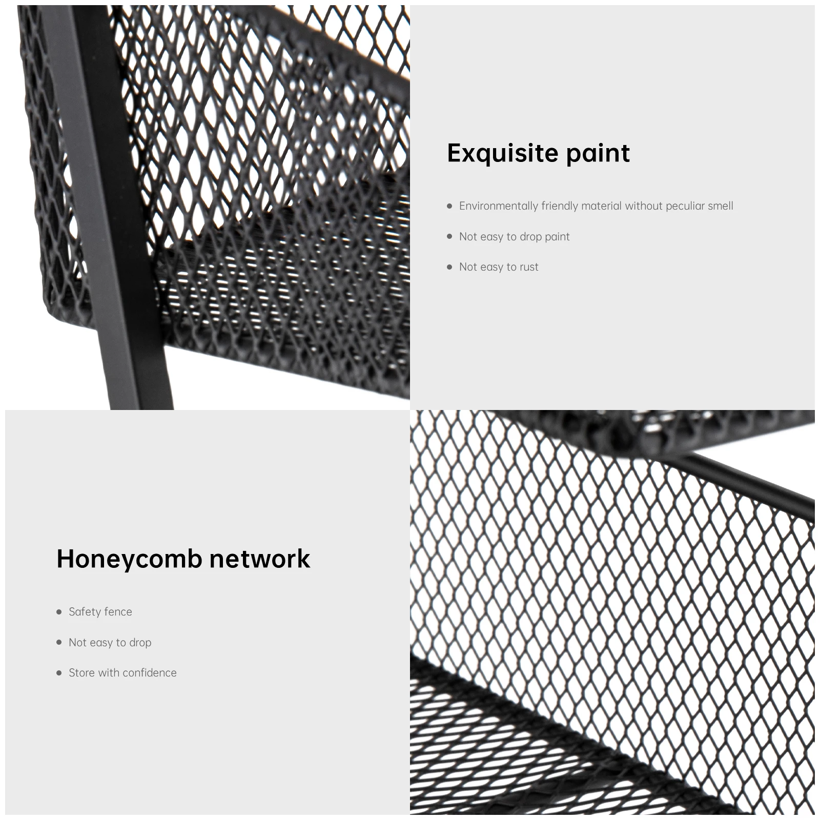 4 طبقات التجزئة الحلوى مستطيلة عداد البقالة وجبة خفيفة الرف متجر سوبر ماركت عرض الرف لكونترتوب الأسود #5