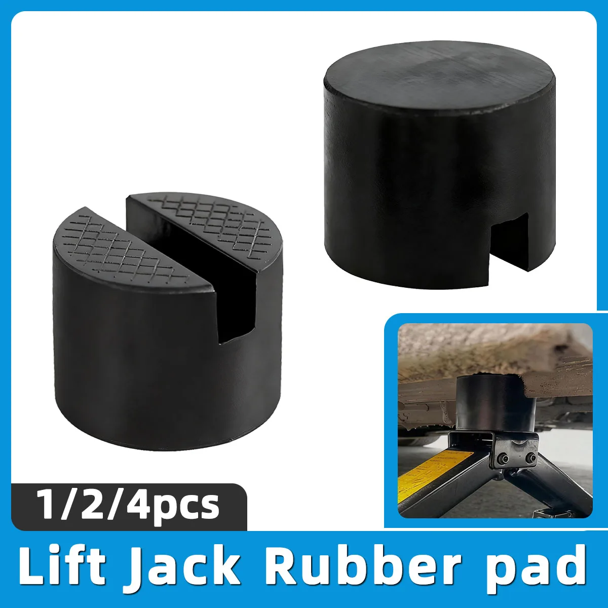 Jack Rubber Pad Universal Jack Adapter Support Block Rubber Gasket Suitable For Various Vehicle And Car Maintenance Tools