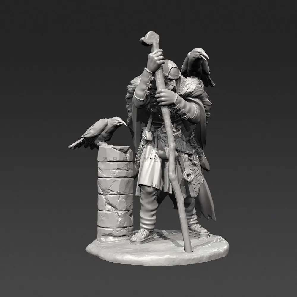 38mm 50mm Exploring The World of Wizards Resin Soldier White Model Assembly Model DIYcoloring Figurines Miniatures
