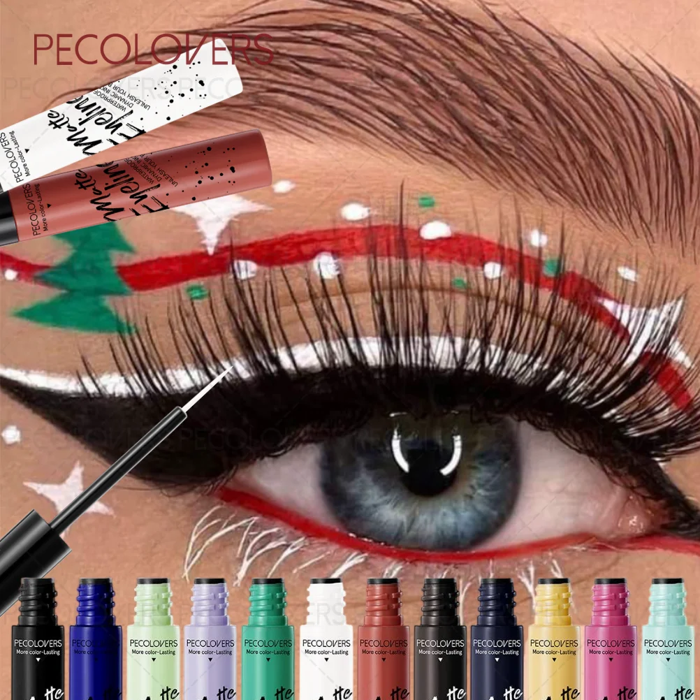 1PC Liquid Eyeliner & Eyeshadow, Waterproof Quick-drying Various Types to Choose from for Coloring, Halloween/Christmas