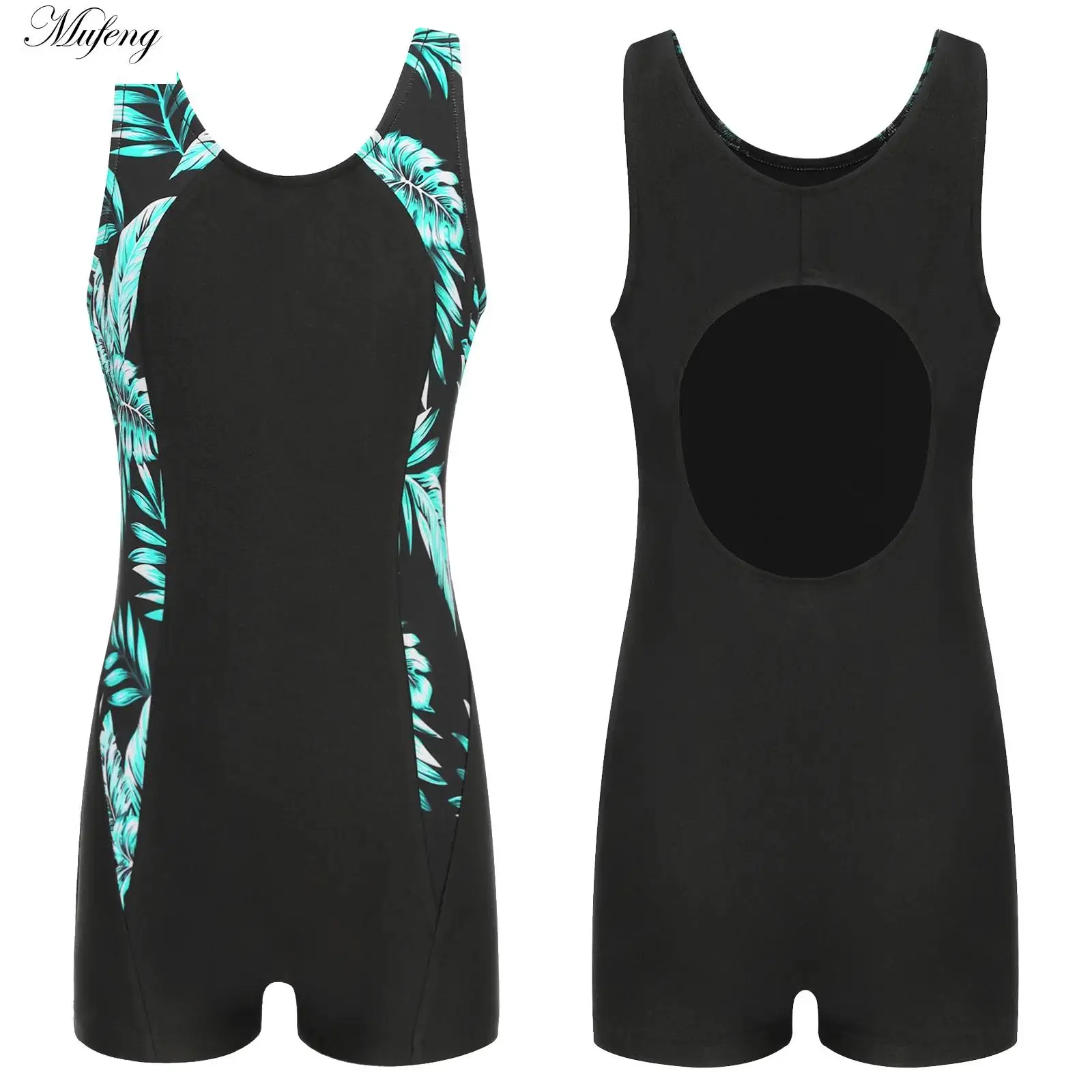 One-Piece Quick Drying Summer Boys/Girls Swimwear Swimsuits Kid Sleeveless Sun Protection Shorty Wetsuits Swimsuit Bathing Suits