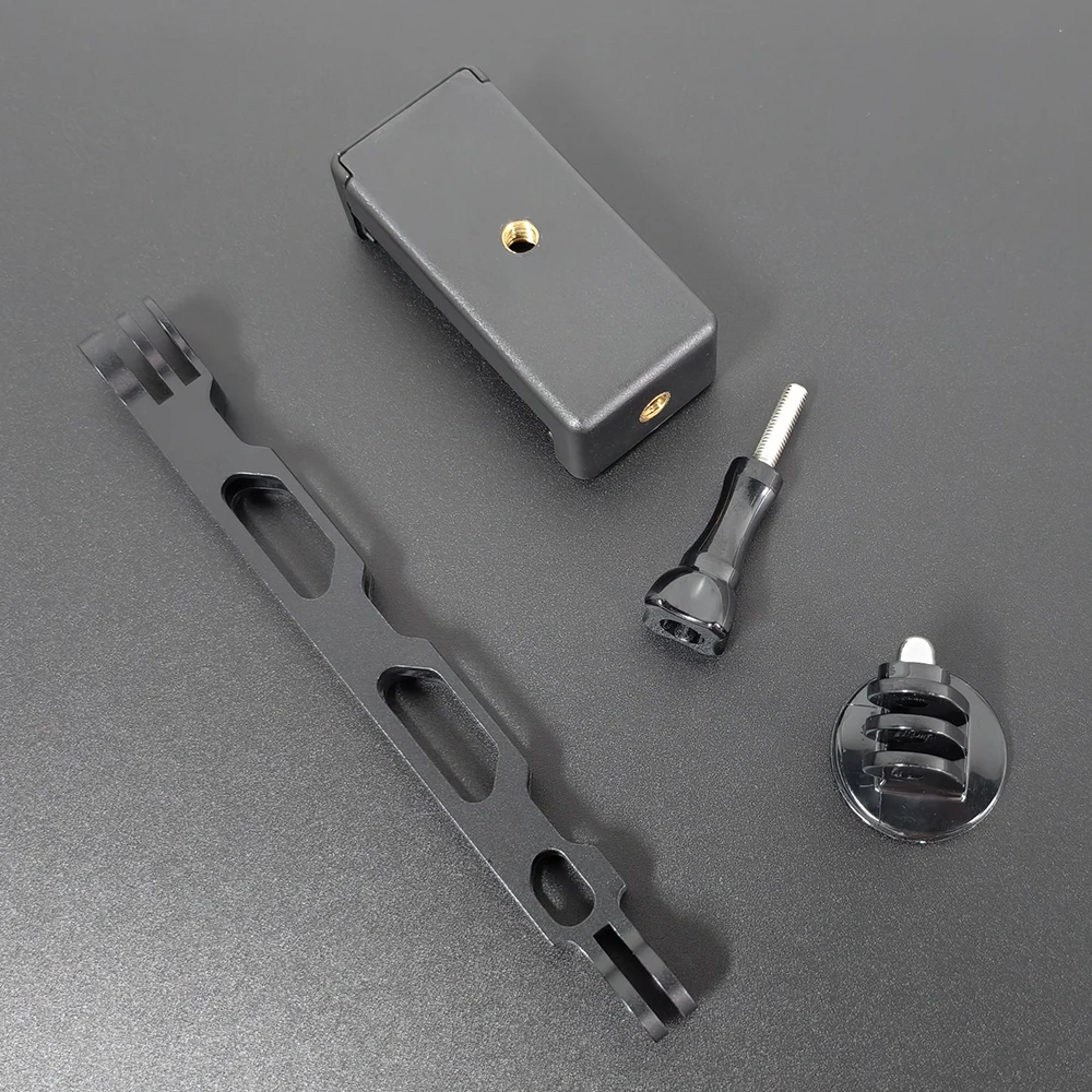 Aluminiumlegierung Selfie Helm Verlängerungsarm Verlängerte Stangenhalterung Stativadapter Kit für GoPro für Insta360 X5 X4 für DJI Osmo