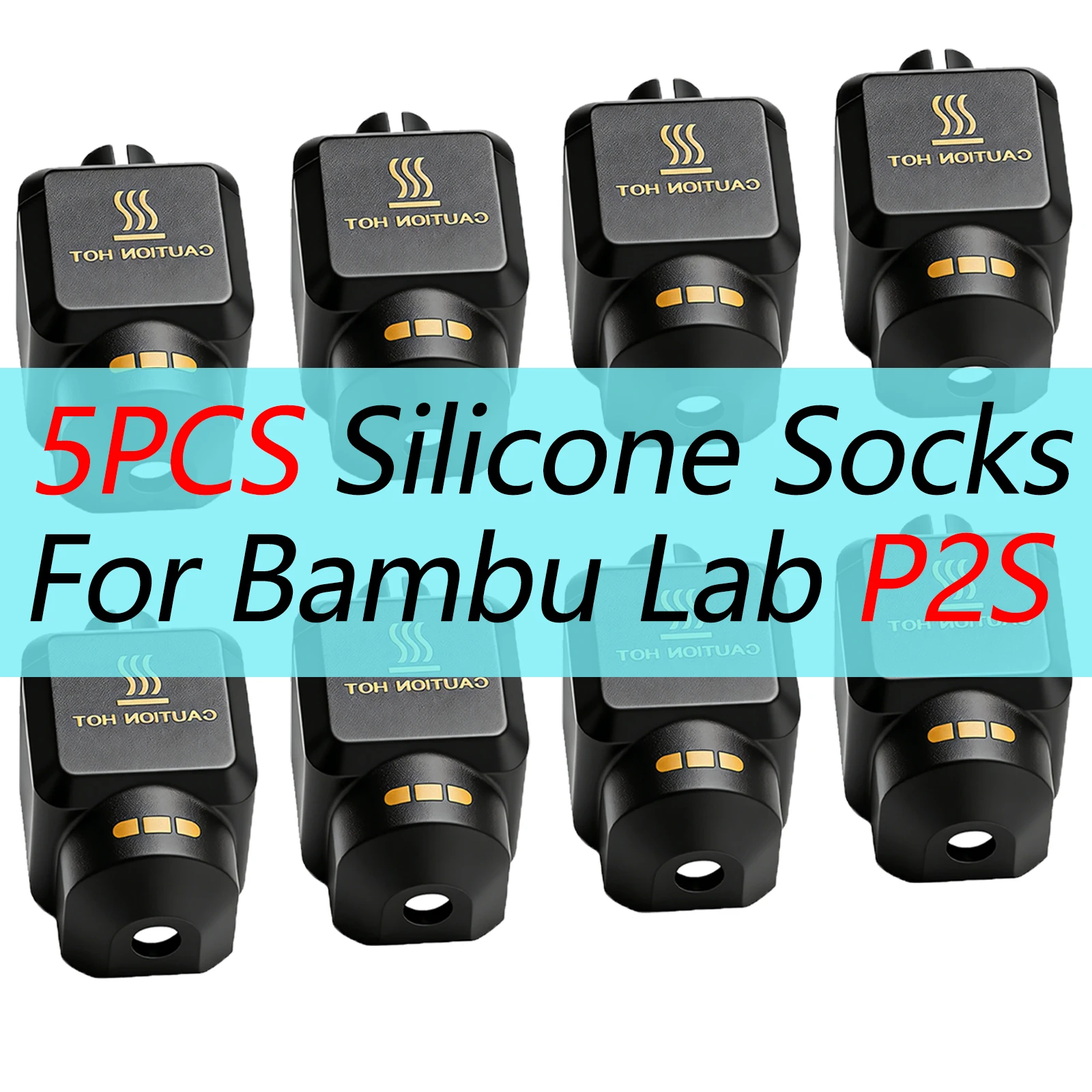 

Silicone Sock Bambu Lab P2S X2D Hotend Protective Cover Tested & Approved Sleeve Bambulab H2D H2S A1 Nozzle Accesories