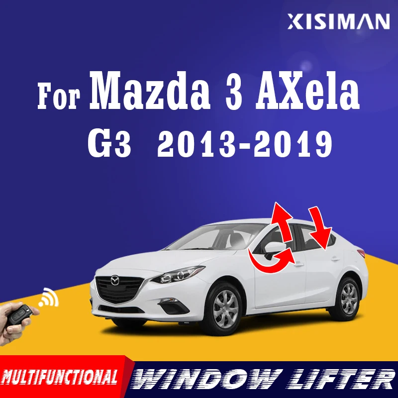 

Remote Automatic Window Closer Lifter For Mazda 3 Axela 2013-2019 Folding Rear Mirror Car Window Close Alarm Accessories