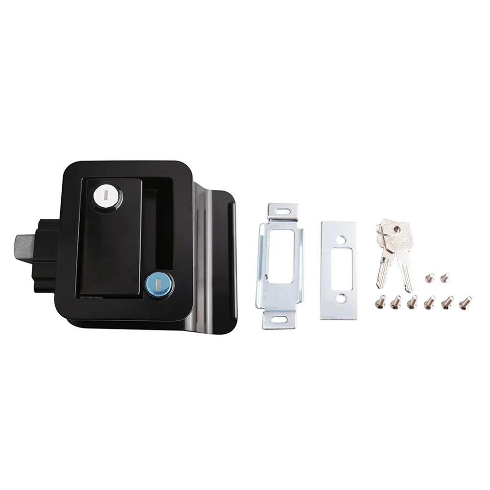 

Rv Camper Door Lock Transportation Equipment Double Lock Cylinder Zinc Alloy Door Lock Inside and Outside