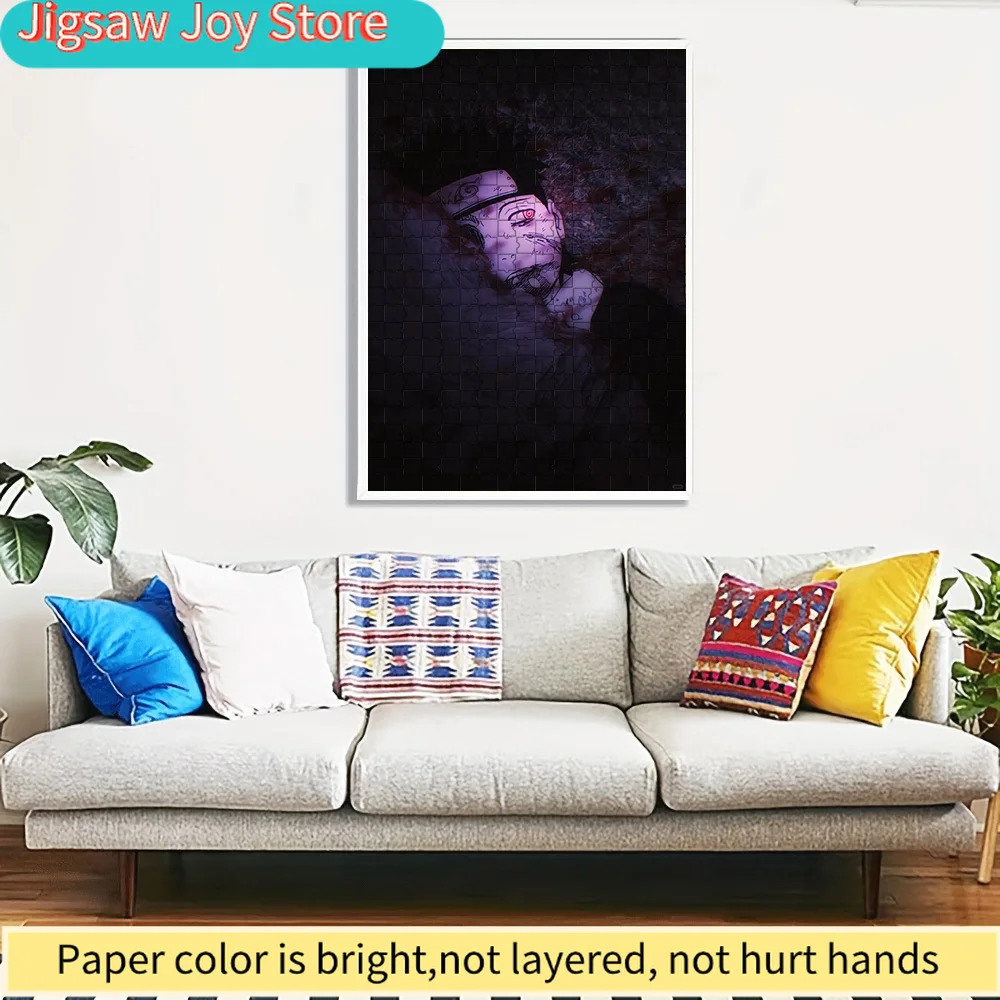 

Anime Naruto Shisui Uchiha Emotional Death Scene With Sharingan Paper Puzzle, Premium High Definition Vivid Print, Smooth Burr-F
