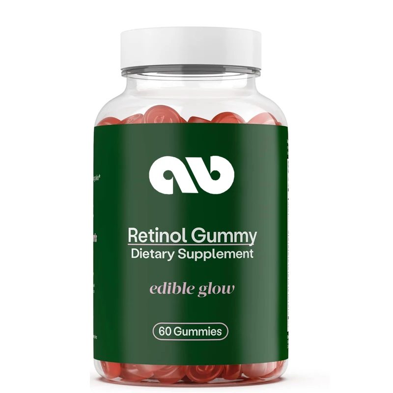 

60 pieces of skin gummies with vitamin retinol complex | Anti aging, youthful,and clear skin-Strong and resilient hair and nails