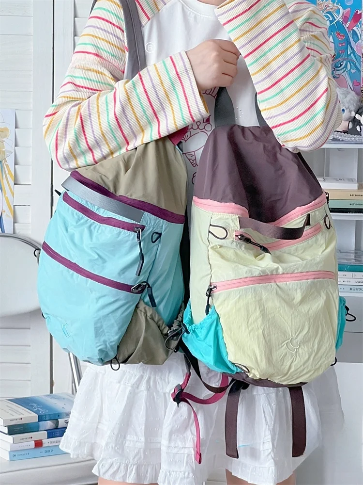 

Легкая водонепроницаемая сумка-рюкзак для путешествий и походов, повседневная наплечная сумка малого размера для ежедневных поездок