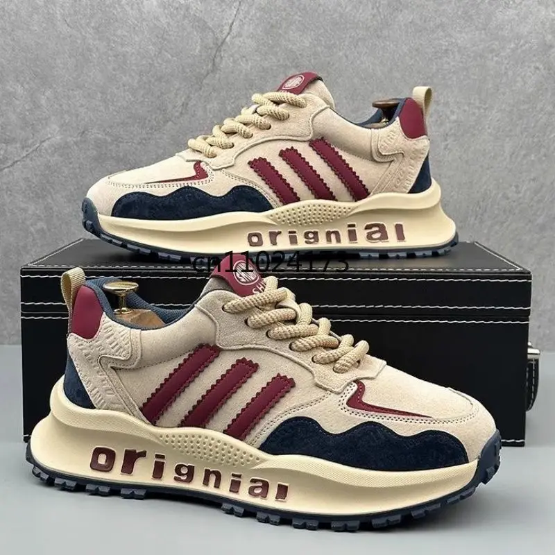 Trendy Brand Men's New Comfortable and Versatile Casual Shoes with Soft Soles Anti Slip and Wear-resistant Shoes