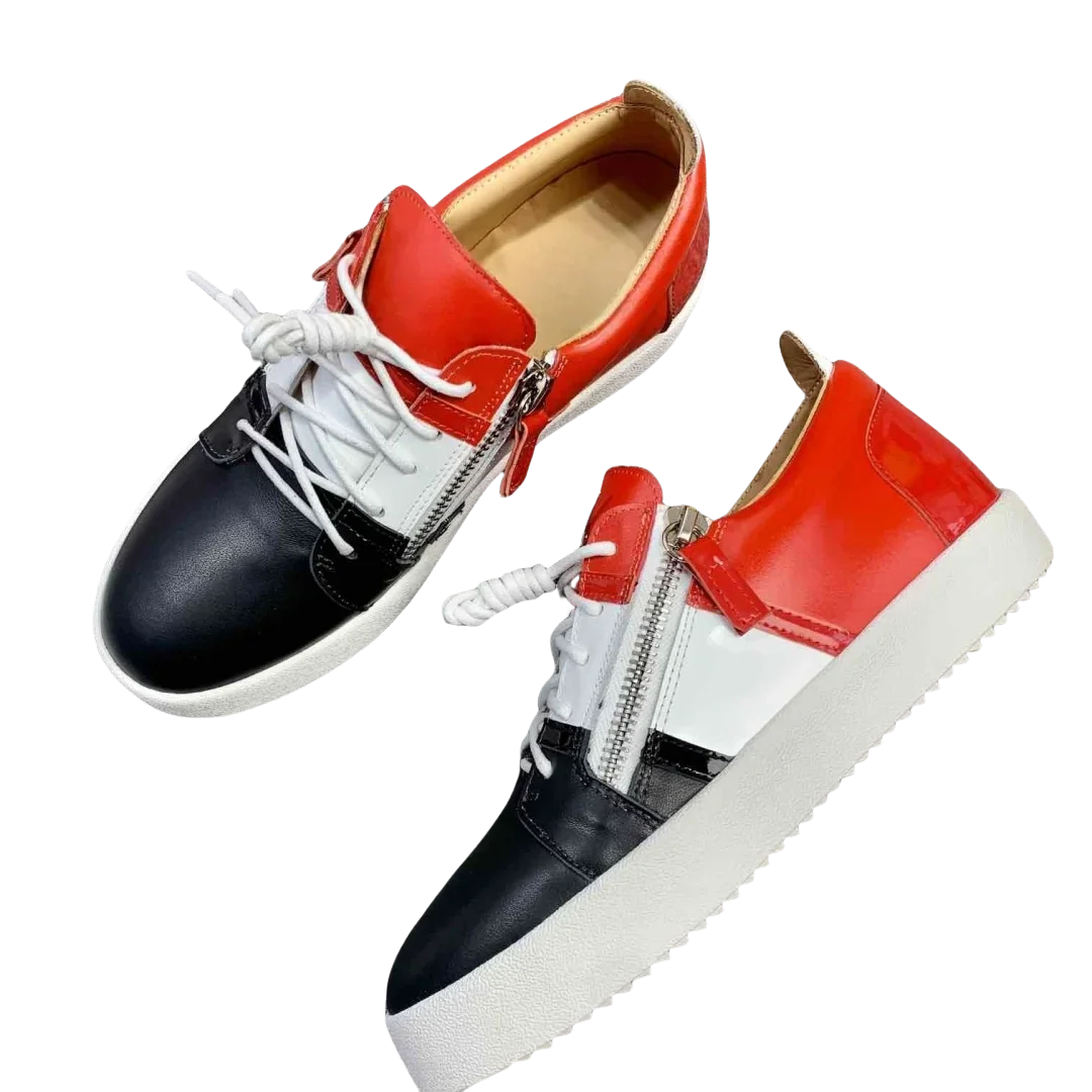 New Fashion Casual Sneakers for Men Brand Designer Women Tennis shoes Luxury Real Leather GZ Loafers Sports shoes 35-48 G0222