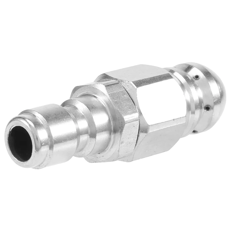 ABSF 1/4 Inch 5000 PSI Sewer Jetter Nozzle Pressure Drain Jetter Hose Nozzle For 1/4 Pressure Washer Quick Connector