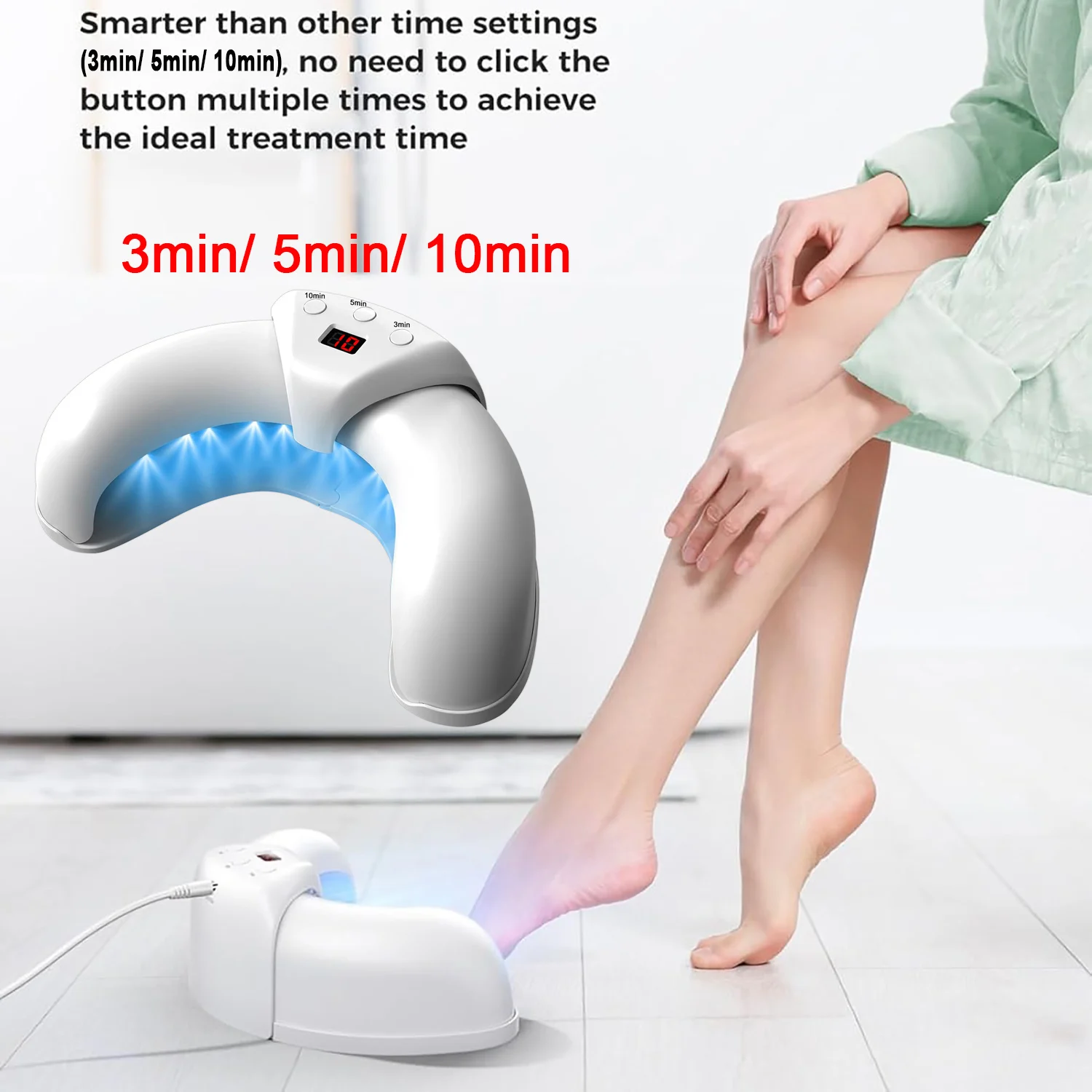 Nail Fungus Laser Treatment Device Fingernail Fungus Treat Onychomycosis Effectively Remove Onychomycosis Grow Toe Nail
