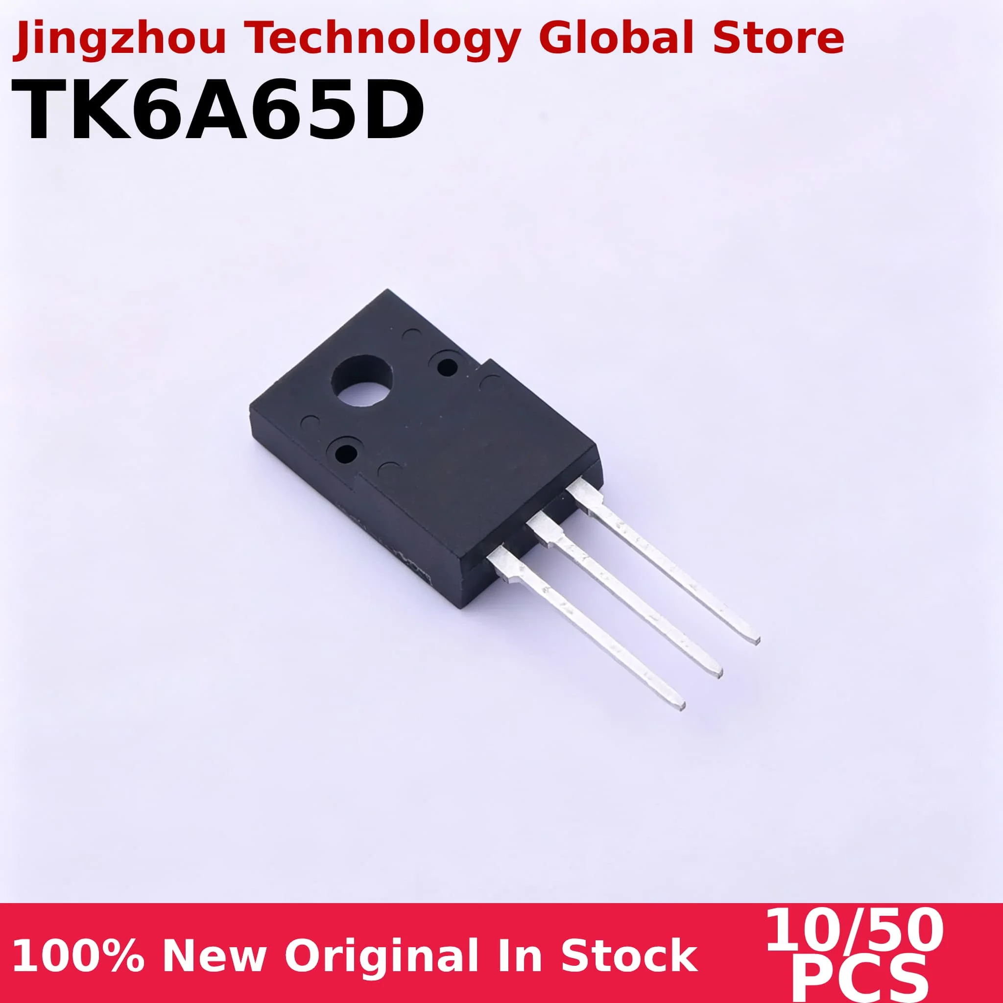 10/50PCS TK6A65D K6A65D TO-220 MOSFET N-Ch 100% New Chip Wholesale