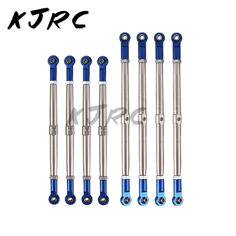 Metal upgrade Pushrods with Rod Ends Links Turnbuckle for 1/10 EREVO 2.0 E-Revo Revo Summit 5319X 5338R