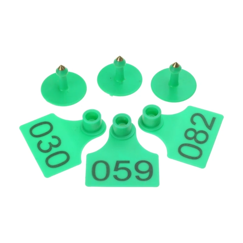 Number Plastics Tags Livestock Animal Ear Tags for Marking Pigs Cattle Sheep