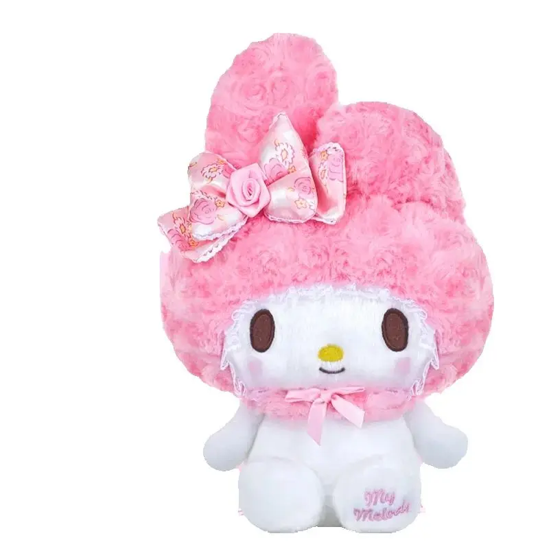 30CM Oryginalna Seria Sanrio Rose Hello Kitty Melody Pluszowa Zabawka Peluche Lalka Anime Prezent Urodzinowy Świąteczny Dla Dziewczynki — 2