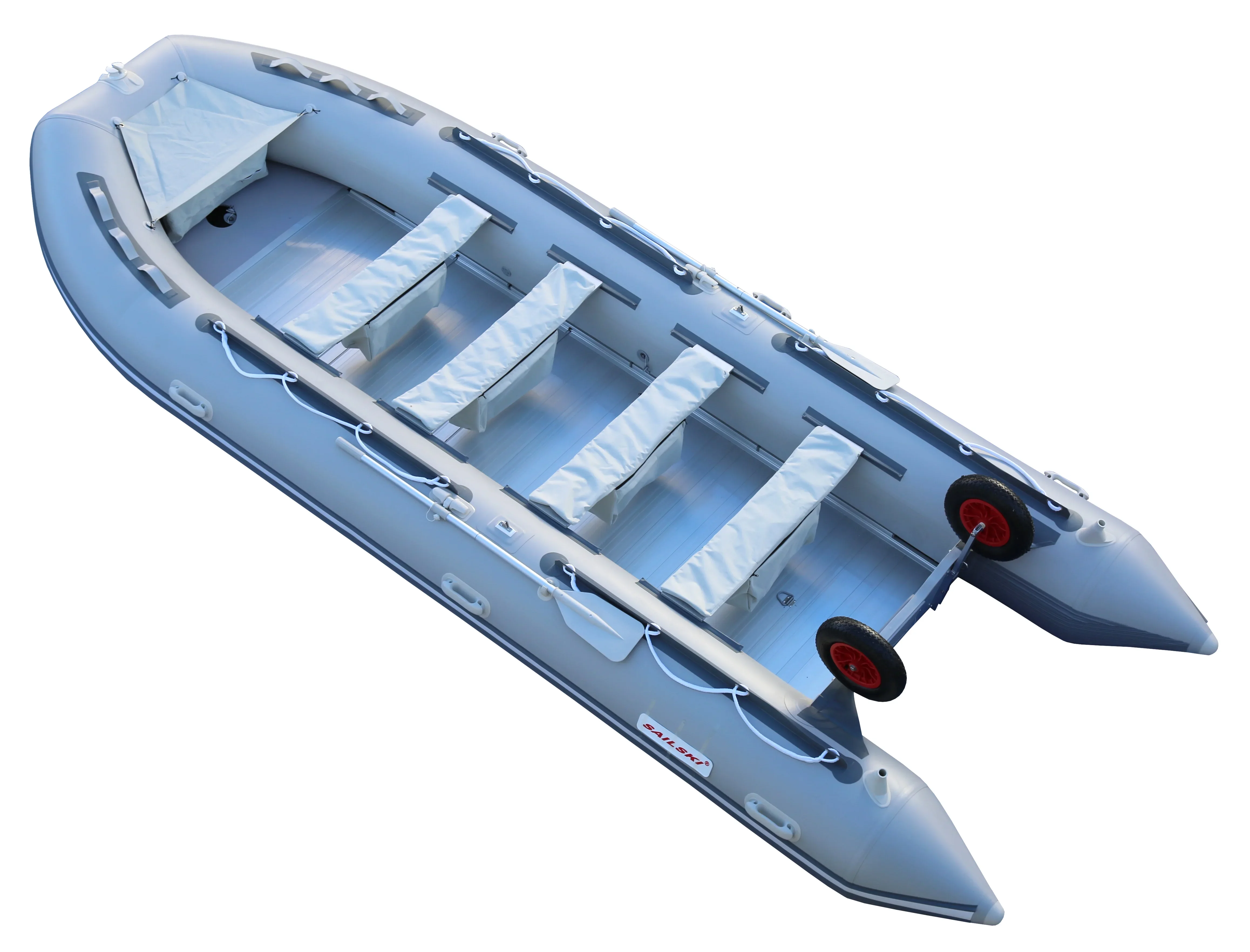 SAILSKI 2.7m/3m/3.3m/3.6m/3.8m/4.3m/4.7m/5m/5.5m Aluminium Floor Inflatable Boat