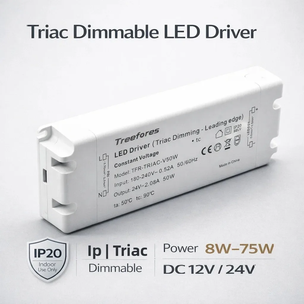 

Dimmable LED Driver Triac 12V 24V Power Transformer AC 110V 220V to DC Downlight Bulb Lamps Power Supply 8W 15W 25W 50W 75W