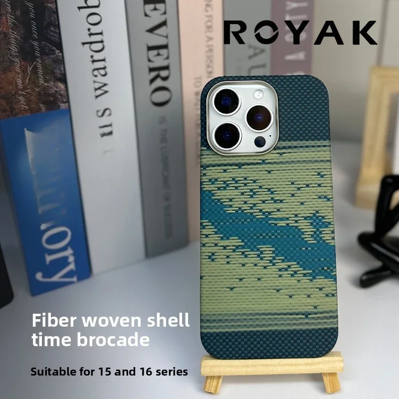 

Kevlar carbon fiber magnetic mobile phone case high-end design suitable for iPhone 14 15 16 Pro Max