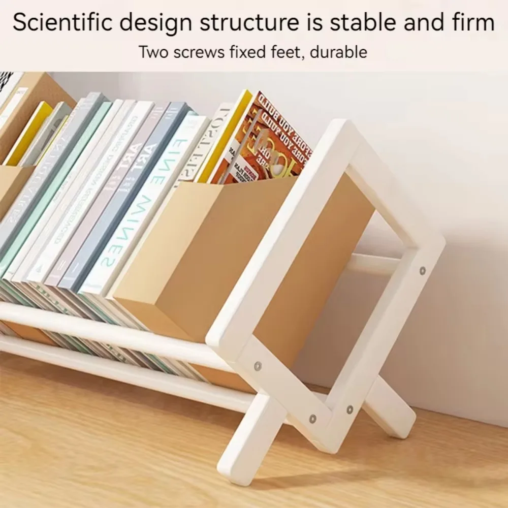 Simple Desktop Bookshelf Magazine Rack Desktop Office Book Storage Rack Student Economy Bookshelf Children's Storage Rack