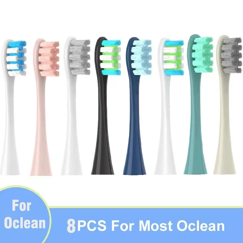 

For Oclean Flow/X/ X PRO/ Z1/ F1/ One/ Air 2 /SE Brush Heads Soft DuPont Sonic Toothbrush Vacuum Bristle Replacement Brush Heads