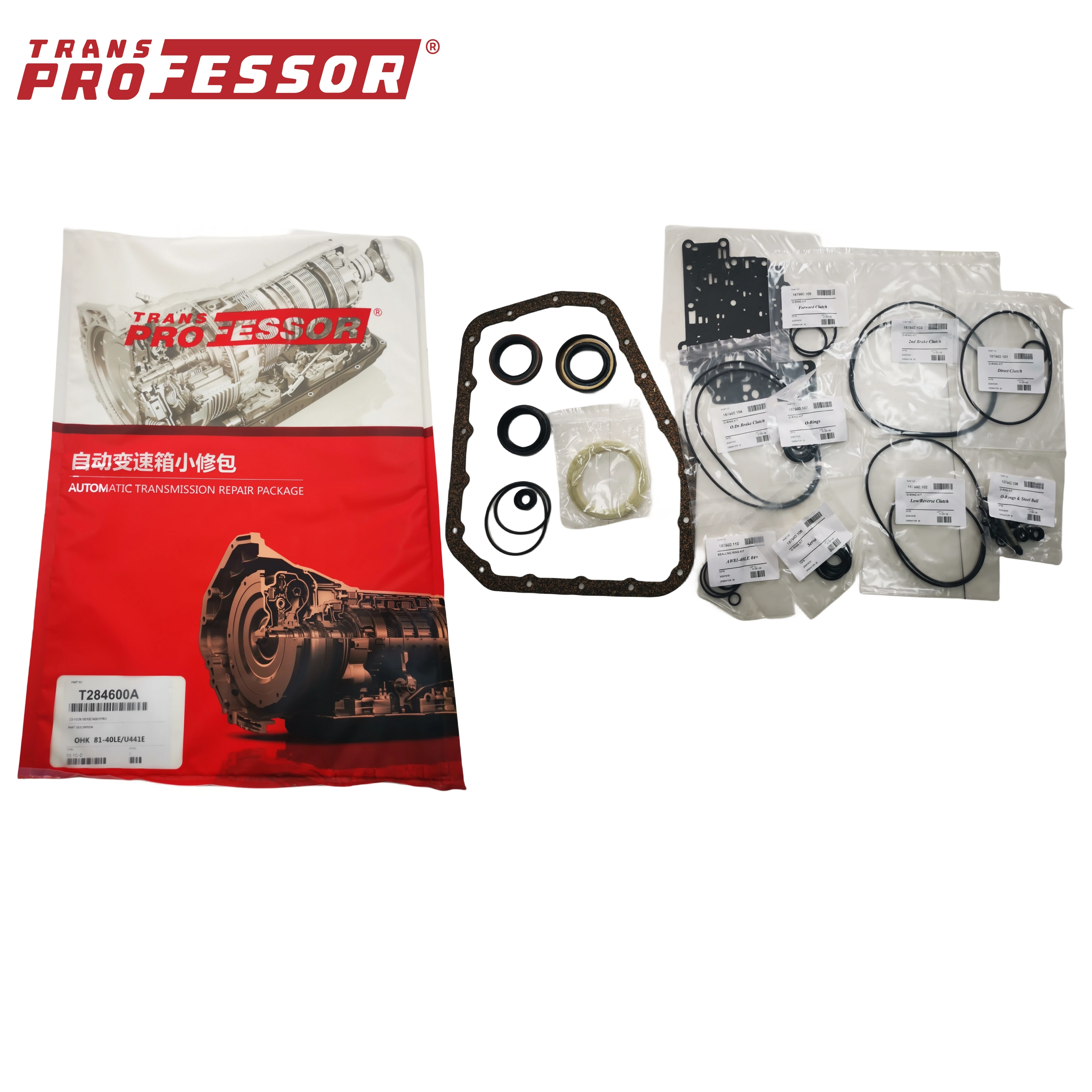 AW81-40LE U441E Transmission Repair Overhaul Kit for CHRYSLER Excelle,TransProfessor Automatic OHK Gaskets Car Accessories