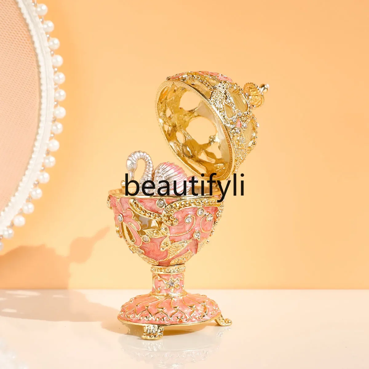 

pgEuropean Gift Jewelry Box Russia, Ornament Crafts, Castles, Easter Eggs