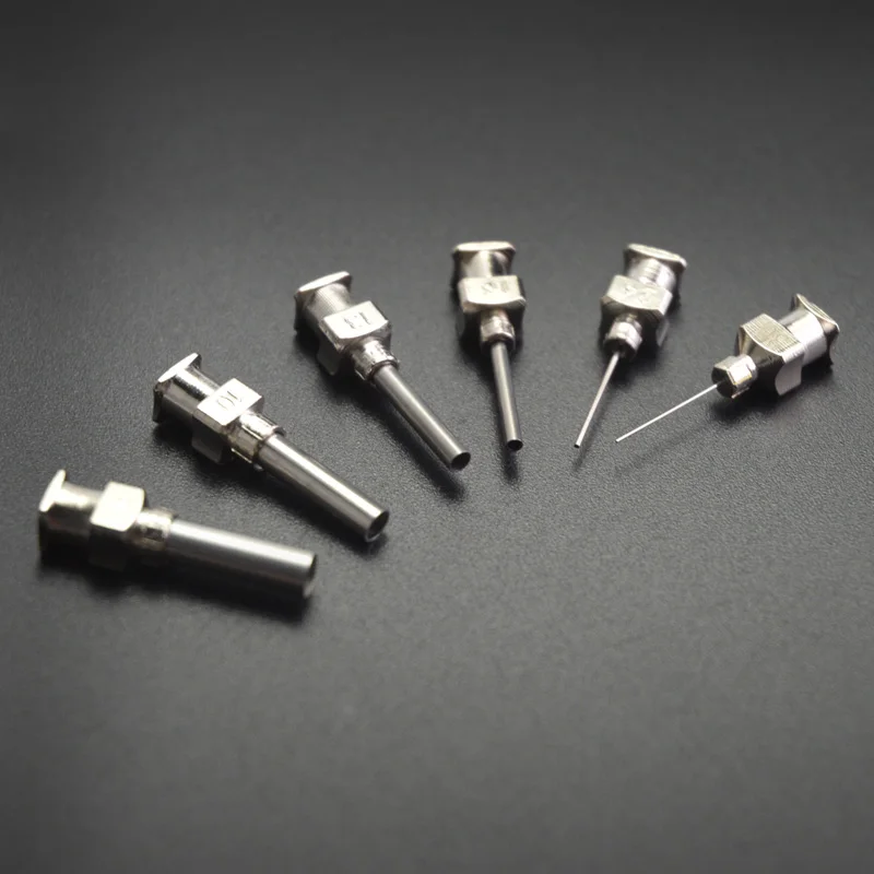 

8G-32G 13mm stainless steel dispensing machine Syringe needle Blunt metal dispensing needle (1/2) inch bayonet dispensing needle