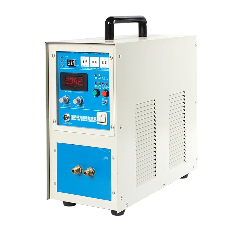 35kw Big Power High-frequency Induction Heating Machine ZVS Induction Heater Silver Gold Melting Furnace