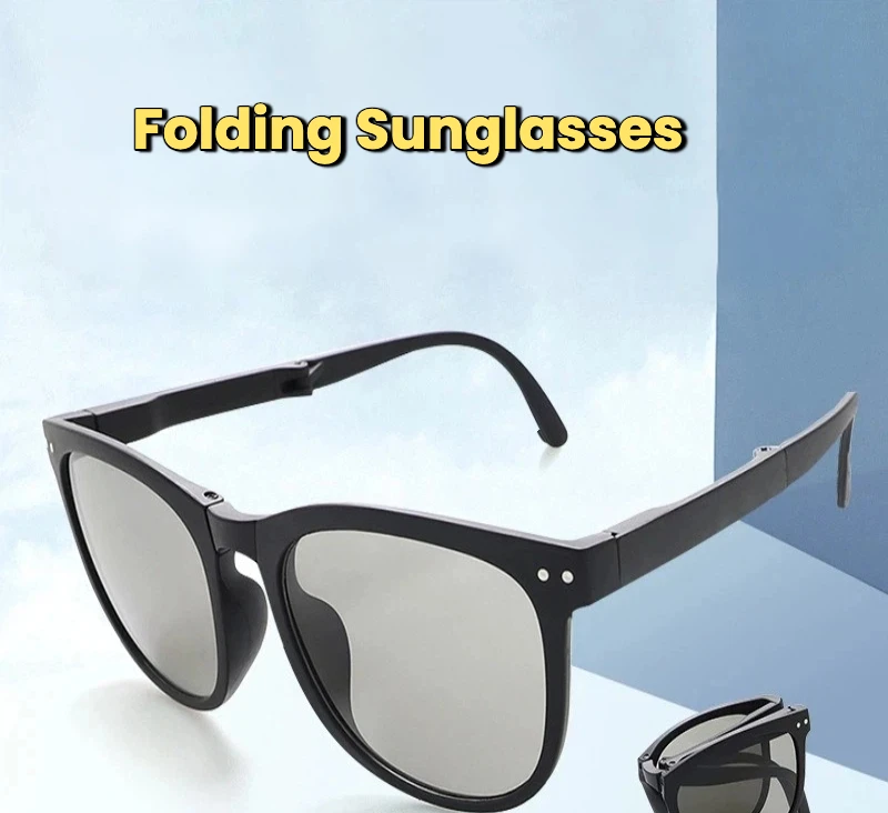 

Summer Fashion Foldable Sunglasses UV400 Lightweight Unisex Sun Glasses for Cycling