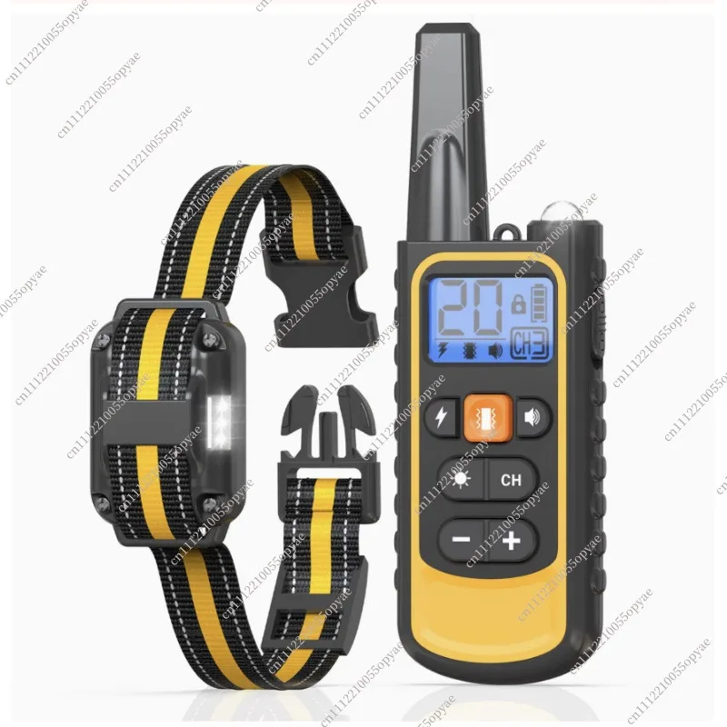 Remote Dog Training Collar Adjustable Pet Training Device for Small Large Dogs Anti Bark