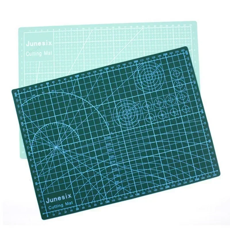 PVC Paper Cutting Pad Double Sided Usable A4 Cutting Mat for Patchwork Sewing Manual Knife Engraving Leather 3mm Thickness