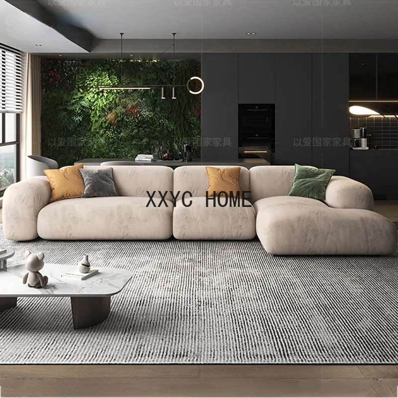 

Тканевый диван для гостиной, семейное кресло, текстильные кровати, двухместный диван, напольный диван, матрас L-образной формы, мебель для ленивых Meuble Maison