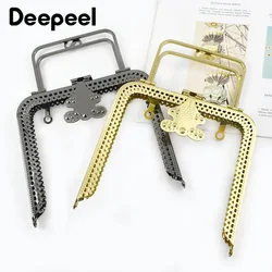 1Pc Deepeel 12*13cm Metal Bags Handle Bag Sewing Brackets Purse Frame Handles Handbag  Kiss Clasps Wallet Hardware Accessories