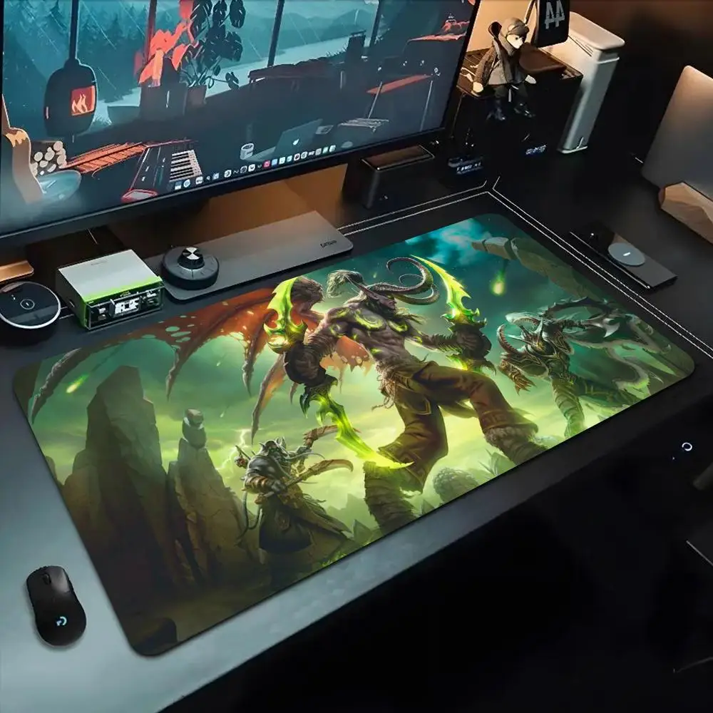 

game world of warcraft Mouse Pad 500X1000 mm Large Gaming Mousepad Gamer XL Rubber Otaku Keyboard Pad Laptop Desk Mat