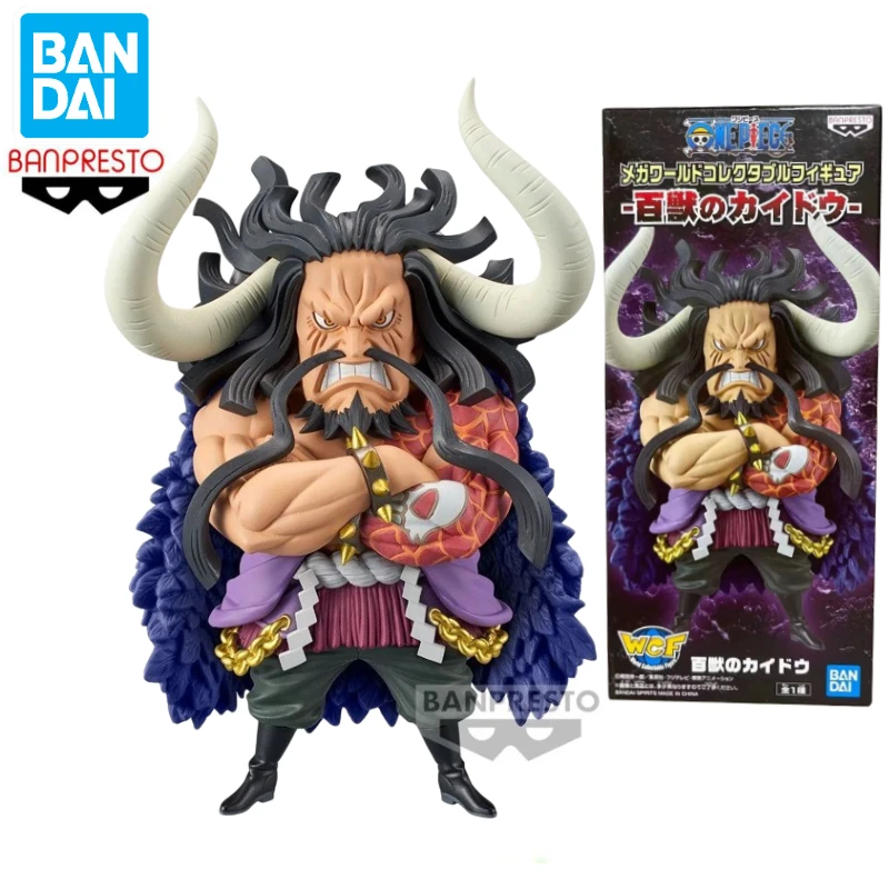 In Stock BANDAI BANPRESTO MEGA One Piece Kaidou Anime Action Figure Toy Gift Model Collection Hobby