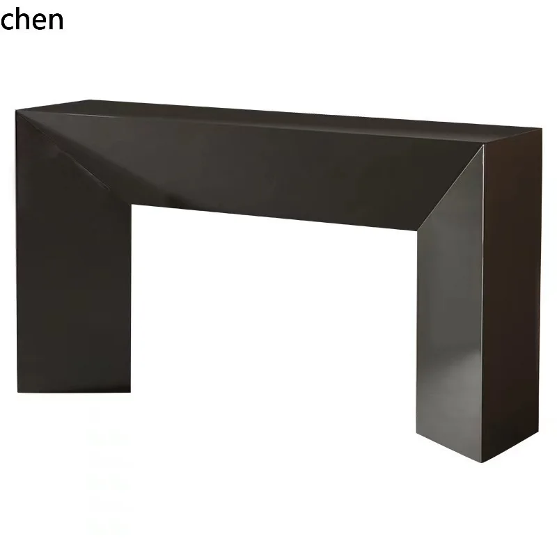 CZ Minimalist Entryway Table, Simple Modern Entryway Console, Bar Counter