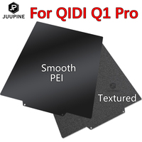 For QIDI Q1 Pro Build Plate 3D Printer Accessories Heat Bed Double Side Smooth PEI Powder Coated Spring Steel PEI Sheet 250x250