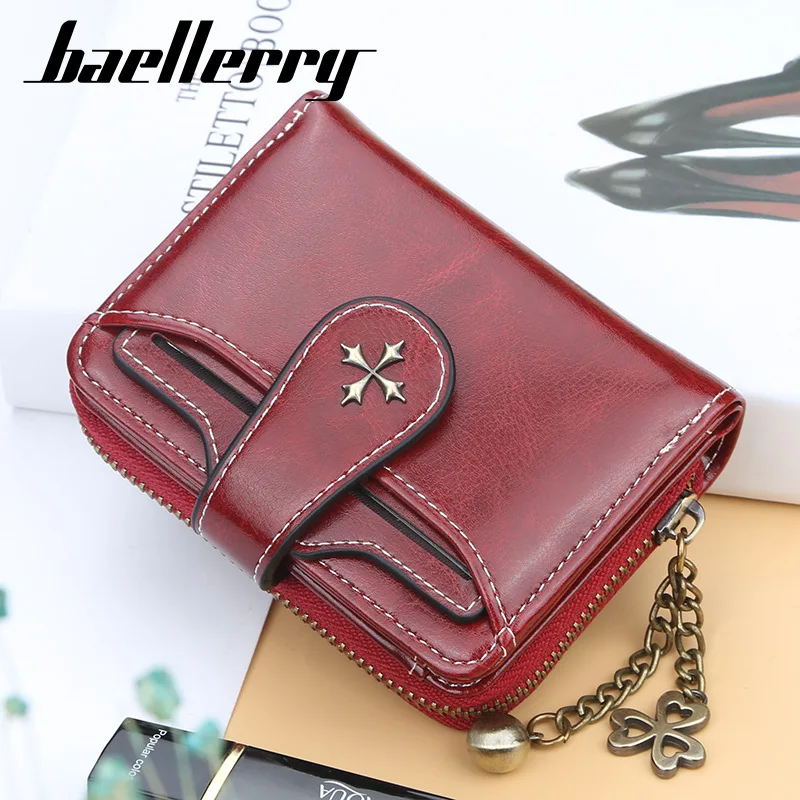 High Quality Luxury Women Short Wallets PU Leather New Short ZipperCard Holder Female Purse Zipper Coin Pocket Wallet For Girls