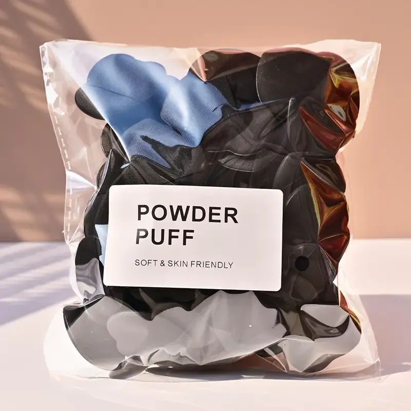 20 piezas de esponja para polvo de dedo en forma de corazón, herramienta de maquillaje sin látex, cojín de aire para dedo, juego de esponjas para polvo, esponja para maquillaje,