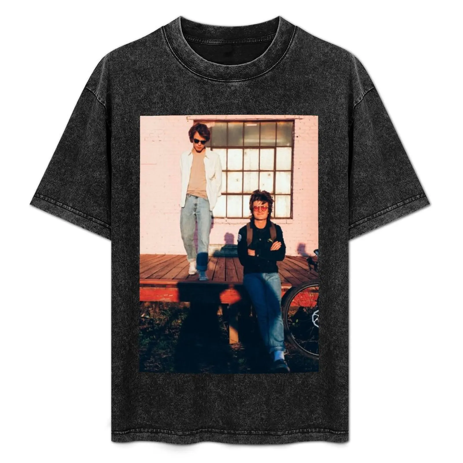 joe keery x charlie heaton T-Shirt heavyweights anime figures korean fashion customizeds mens white t shirts