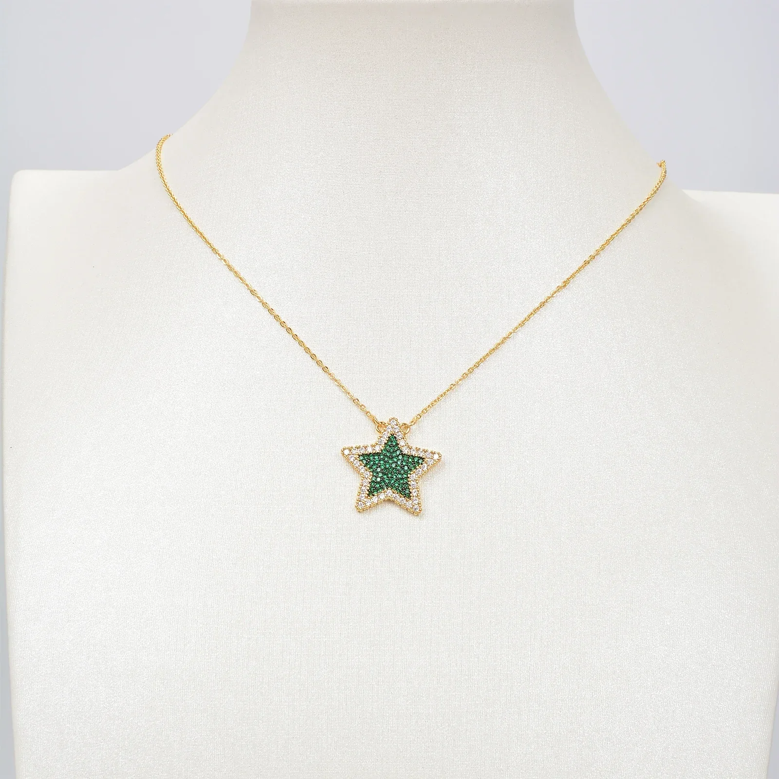 3 Pcs Stars Connection Clasp Jewlery Making Supplies Diy Necklace Chains Bracelet Accessories Zircon Parts Handcrafted Pentagram