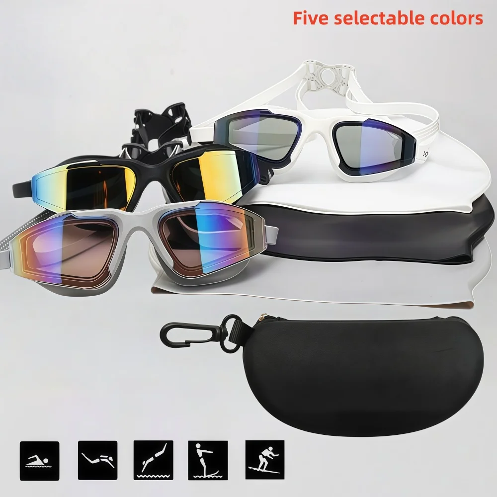 SP Professional Anti Fog Swimming Goggles, Anti Leakage, Men's and Women's Water Sports Swimming Goggles, Clear Vision