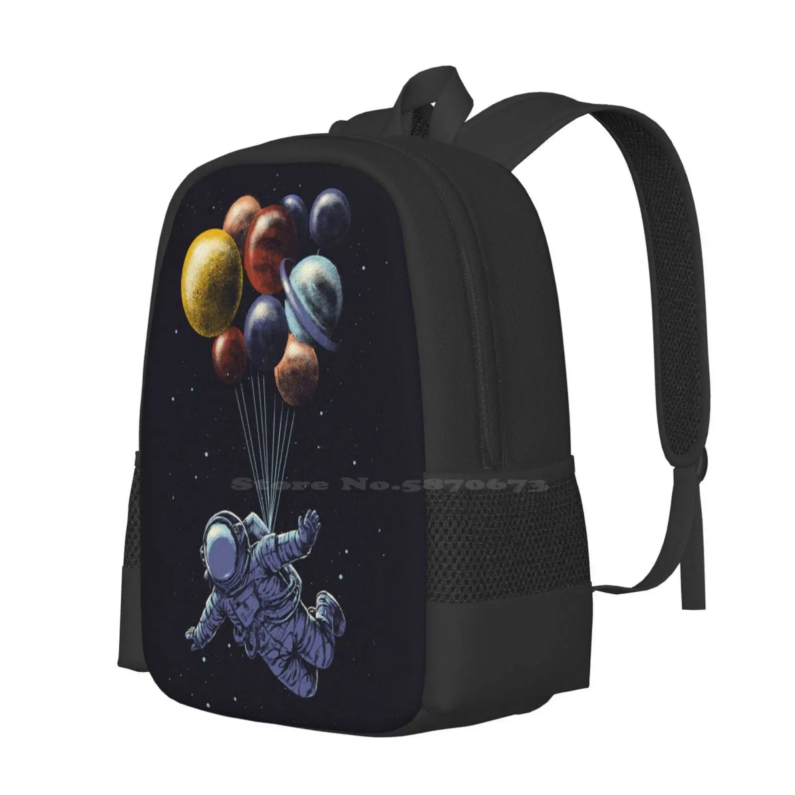 Mochila De Viaje espacial para la escuela para adolescentes, bolsas de viaje para niñas, astronomía, espacio exterior, Sistema Solar, Galaxia, cielo, Luna colorida, Sci