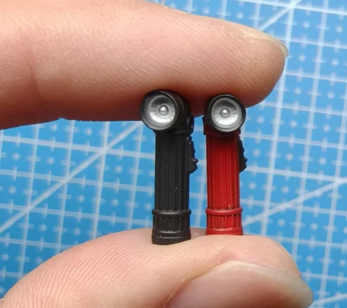 1/12 Scale L-shaped Flashlight（1PC) Model for 6'' Figure