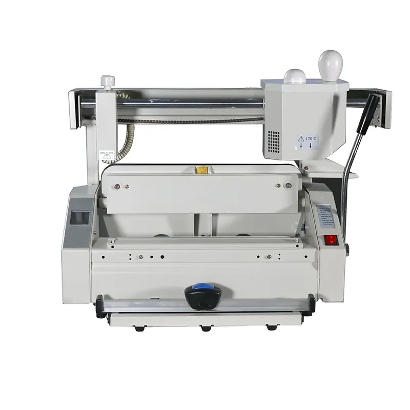 Hot Melt Glue Wireless Book Binding Machine With Creasing Machine for Book Cover