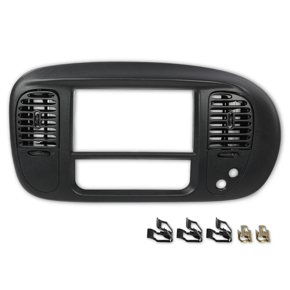 Center Dash Radio Air Vent Bezel Trim Fit for Ford F150 Expedition 1997 1998 1999 2000 2001 2002 2003 Durable Black